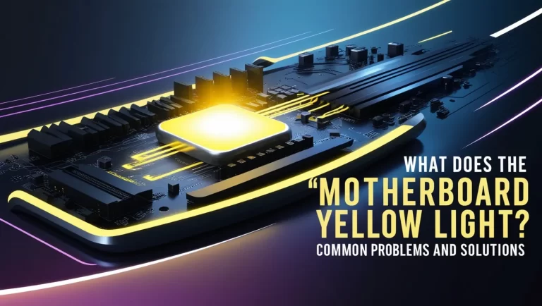 Motherboard Yellow Light